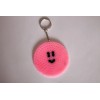 Handmade Perler Bead Keychains Kirby Franchise Pink Glow-in-the-Da