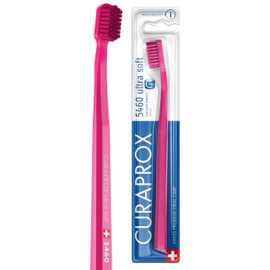 CURAPROX Curaprox Zahnbürste CS 5460 Ultra Soft - Handzahnbürste für Erwachsene mit 5460 Ultra Soft CUREN Borsten - Magenta Einfarbig