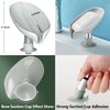 2 Pack Soap Holder Self Draining Soap Dish Sponge Holder