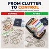 Pill Organiser Bag with 14 Colour Coded Pill Bags