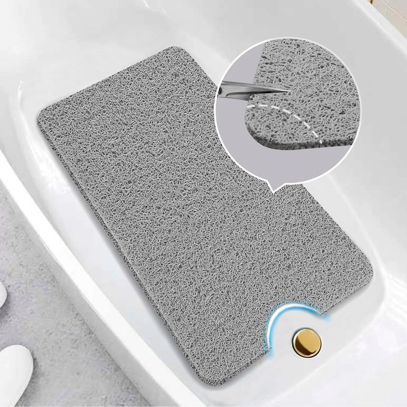 Asvin Soft Textured Bath, Shower, Tub Mat, 35x16 Inch, Phthalate