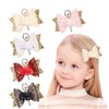 5-PCS Glitter Bow Hair Clips Ballet Girl Hair Bow Sequin
