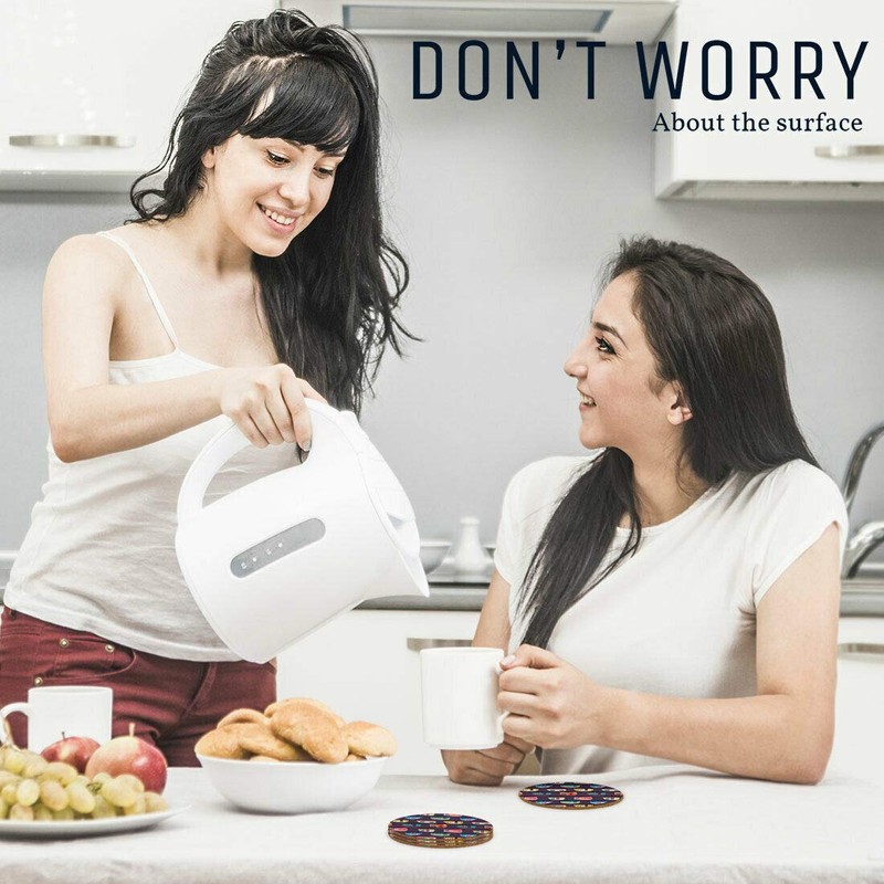 Destination Vinyl 4 Set - Fun Caravans Caravan Camping Coasters