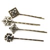 axy Vintage Hair Clip Bronze Colour, Alloy Metal