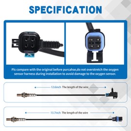 MLKAHIC Oxygen Sensor Upstream + Downstream 234-4011 234-4098 Compatible for 1997-2001 Honda CR-V 2.0L 1999-2000 Honda Civic 1.6L 250-24011 250-24105 Set of 2