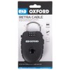Oxford Products LK100 4-Digit Combination Lock with 75cm Retractable Cable,