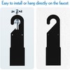 Ebliiny Garden Hose Holder for 150ft Expandable Hose Hanger Large