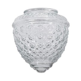B&P Lamp® 5 1/2" Clear Pineapple Fixture Shade