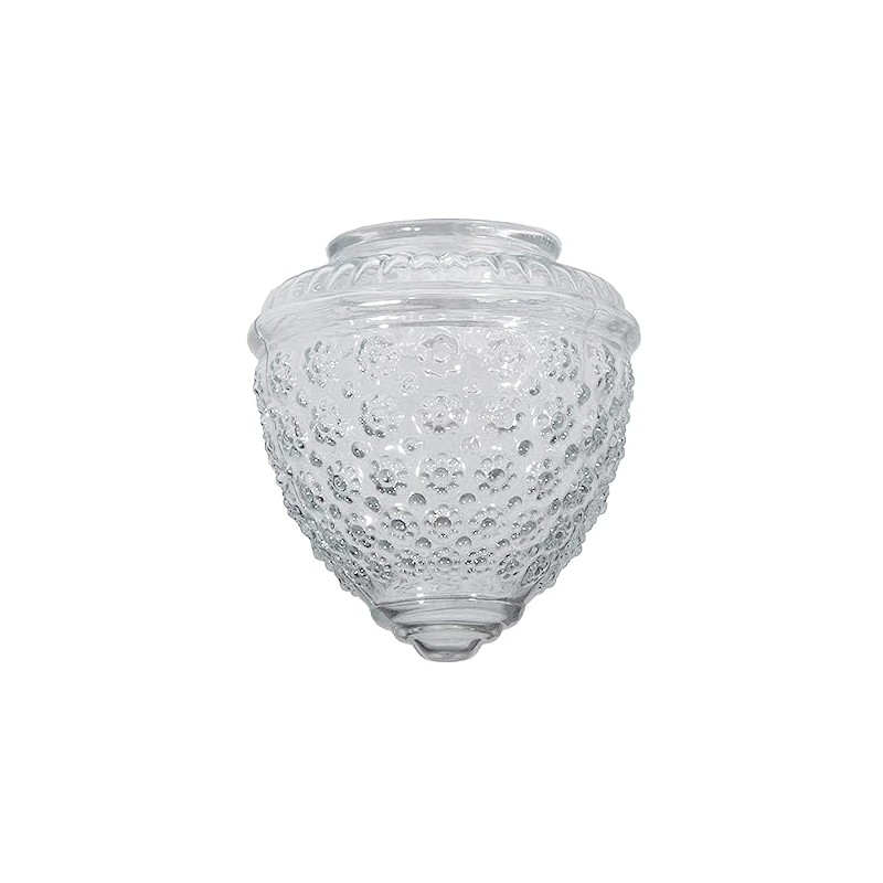 B&P Lamp® 5 1/2" Clear Pineapple Fixture Shade