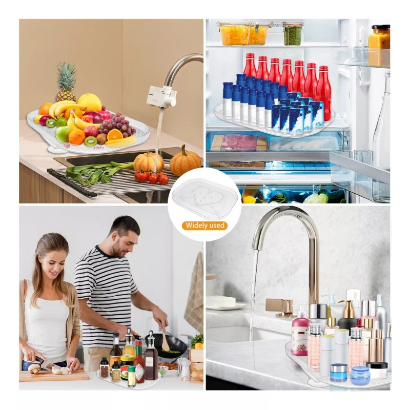 OEM Bandeja Organizador Grande Giratorio 360 Refrigerador Cocina