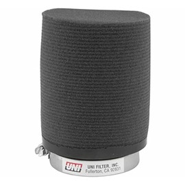 Uni Filter UP4229 Black Universal Urethane Flange Straight Clamp-On Pod Filter