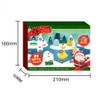 Christmas Advent Calendar 24 Day Countdown Calendar Silicone Toy Gift