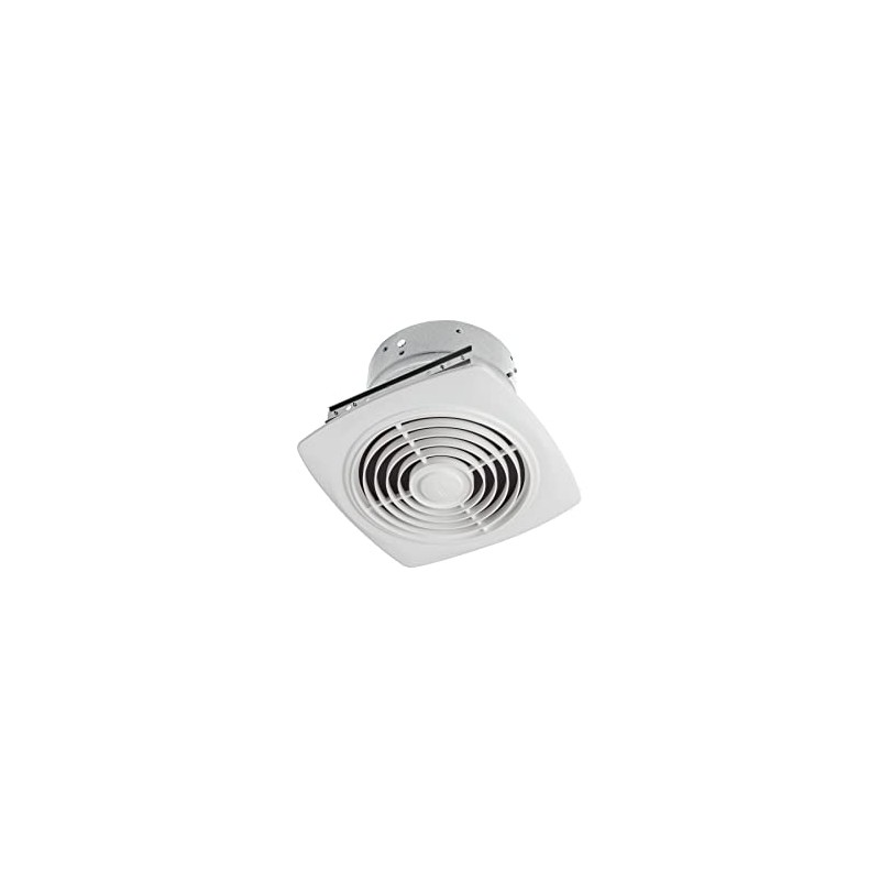 Broan-NuTone 505 Exhaust Fan, White Vertical Discharge Ceiling Ventilation Fan,