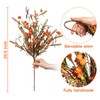 Sggvecsy Artificial Fall Flowers 2 Pcs 25.5inch Floral Arrangement Fake