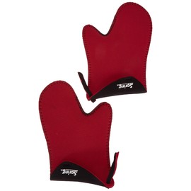Spring GRIPS Oven Gloves, Heat Resistant, Neoprene, -40 °C to 250 °C, Non-Slip, Universal Size, 23 x 15 cm, Red, Oven Gloves Set