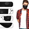 Black Face Mask Reusable Washable Face Mask (Black), without Filter