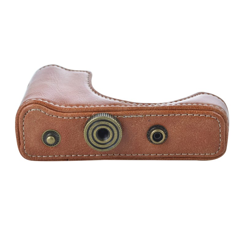 Rieibi ZV1 Case - Vintage PU Leather Camera Case for