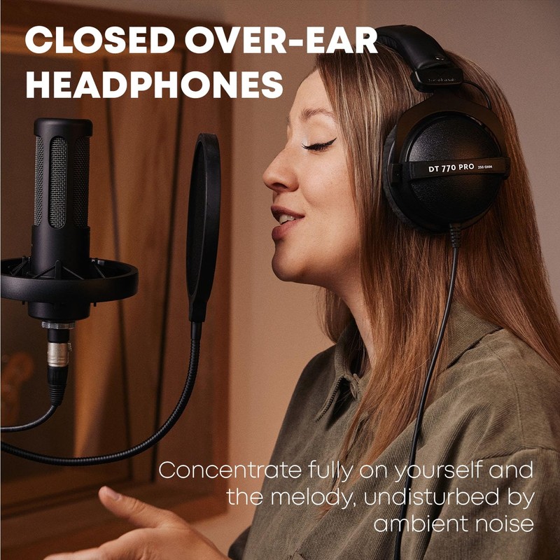 beyerdynamic DT 770 Pro 80 Limited Edition Headphones, Black