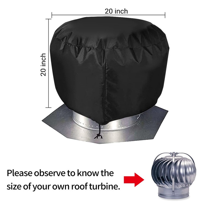 Turbine Roof Vent Cover House - Nopwer Roof Turbine Hoods