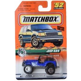 Matchbox Jeeps 4x4, Blue #52
