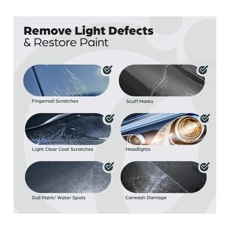 Nano Foam Car Scratch Remover Kit with O3 Formula