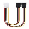 20cm SATA Power Cable with One 5.25 Male (Molex 4pin)