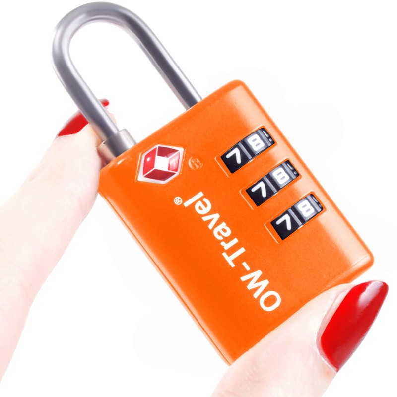 TSA Approved Luggage Locks Suitcase Locks with Open Alert (2