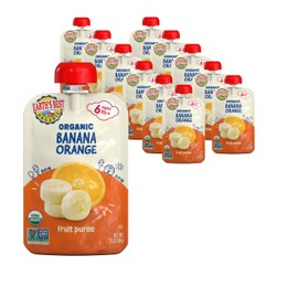 Earth's Best Organic Banana Orange Pouch, 3.5 oz (Pack of 12)