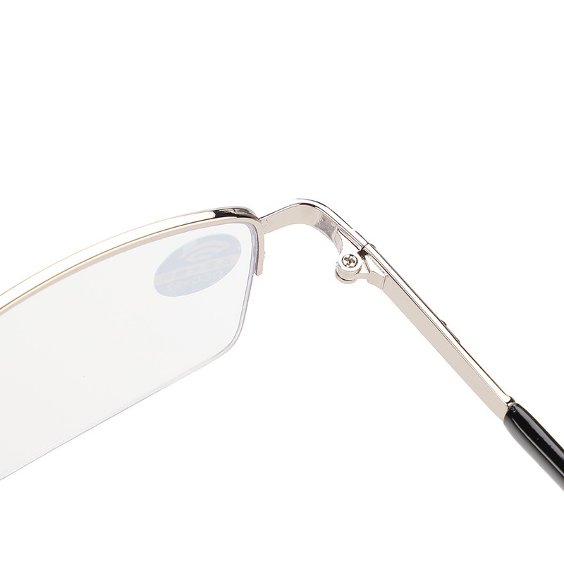 Metal Multifocal Fatigue Relief Reading Glasses Anti Blue Rays Presbyopic