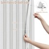 Vatge Accordion Door Curtains for Closet, Laundry Room Curtain for