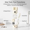 4 in 1 Cup Lid Brush Set Multifunctional Bottle Gap