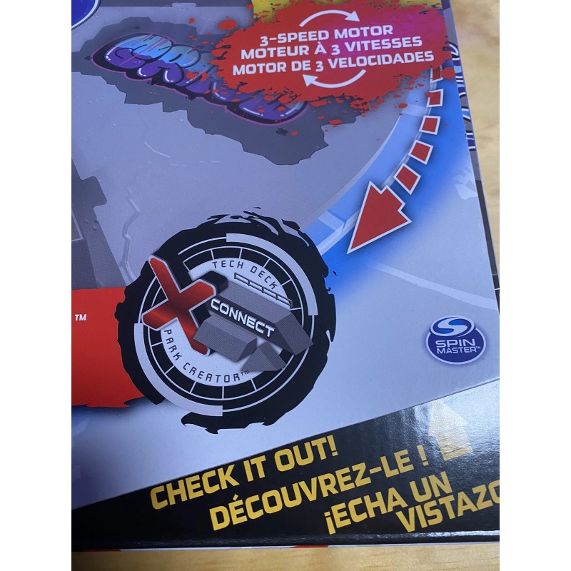 TECH DECK SHREDLINE 360 MOTORIZED SKATE PARK X-CONNECT CREATOR CUSTOMIZABLE