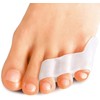 Toe Separator & Protectors, Gel Toe Separators for Overlapping Toe,