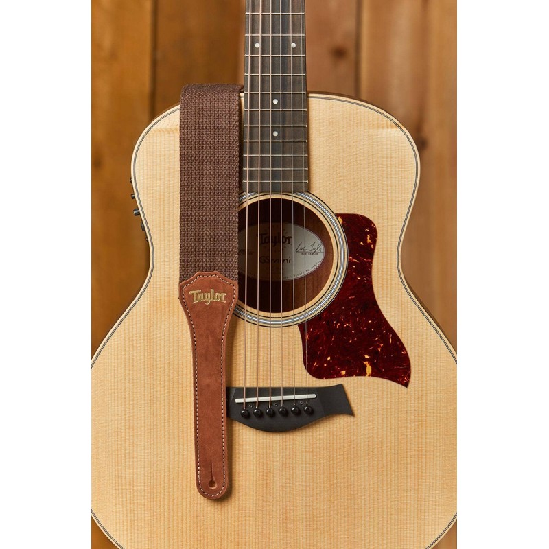 Taylor Cotton 2 Inches Guitar Strap - Chocolate Brown
