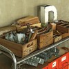 Dulton CH14-H518NT Wooden Stacking Box A A Wooden Box That