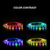 WS2812b Kit Individually Addressable LED Strip 16.4FT 30Pixels/m, Bluetooth APP