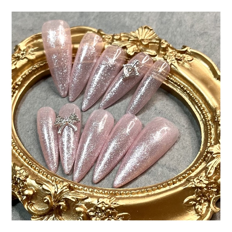 Temperature change glitter that can be combined with angel parts