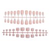 48Pcs White French Tip Press on Toenails Press on Nails