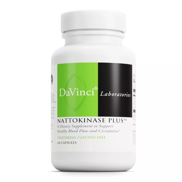 DAVINCI High Potency Nattokinase Supplement 100mg 60 Count Blood Flow