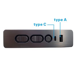 RMT Recliner Lift Chair 5 Button 5 Male Pin 2 Female Pin Switch with USB A C Ports