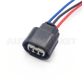 AUTOSMARKET For 2006-2021 Honda 3-Way A/C Pressure Switch Connector Harness 80450-T2F-A01