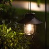 2 Pack EKQ Hanging Solar Lights Lantern Lamp with Shepherd