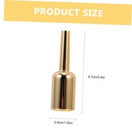 Kisangel Durable Gilded Trumpet Replacement Mouthpiece for Professionals Beginners Students Produces Rich Sound Easy to Clean for Concerts School Band Practices