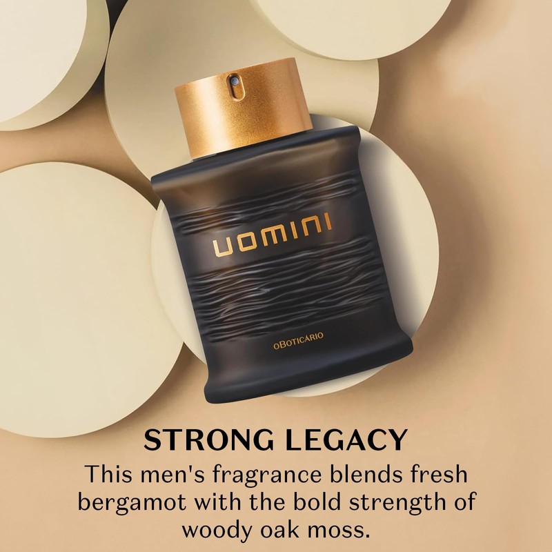 O Boticario UOMINI Cologne for Men, Long Lasting Premium Cologne