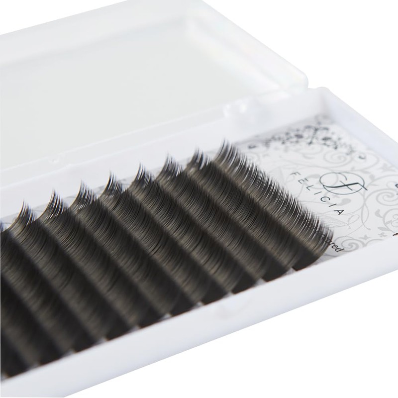 FELICIA Flat Lash Matte Eyelash Extensions Ultra Soft Single Matsueku
