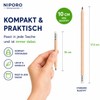 NIPORO 200 Mini Pencils Short Half Pencils with Eraser Golf