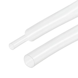 Rebower Heat Shrink Tubing 2:1 Cable Sleeving Tube Wrap, [for Electric Insulation Protection] - 3/16" Dia/5m/Clear
