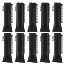 FRCOLOR 10pcs Electric Eyebrow Trimmer Replacement Blades Razor Accessories for Various Models Precision Cutting Technology for Effortless Grooming Compact and Travel Friendly Black