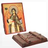 NKlaus Archangel Gabriel Christian Wooden Icon Sealed 16 x 12.5
