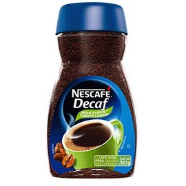 Nescafe Decaf, café 100% puro soluble descafeinado, 120 gramos